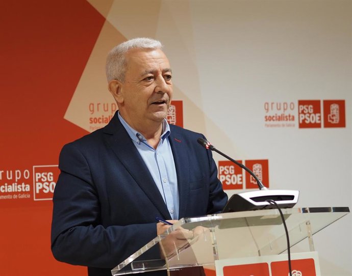El portavoz parlamentario del PSdeG, Luís Álvarez.