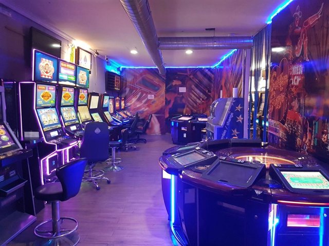 Salón de juego en una imagen de archivo