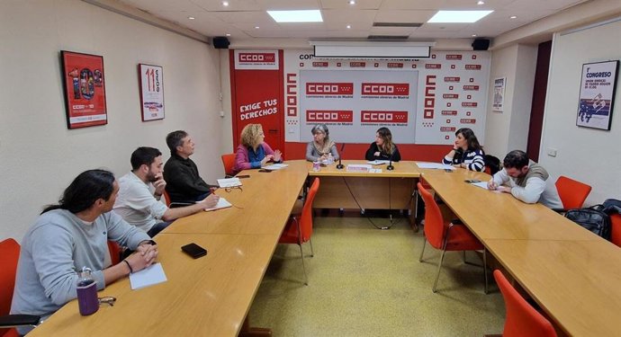 Reunión entre CC.OO.  Y Unidas Podemos