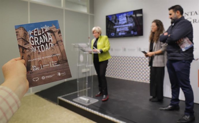 Presentación del villancico 'flashmob' .