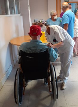 Archivo - Vacunación, tercera dosis, residencia, mayores, Málaga