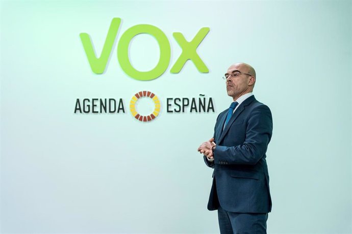 El vicepresidente de Acción Política y eurodiputado de Vox Jorge Buxadé