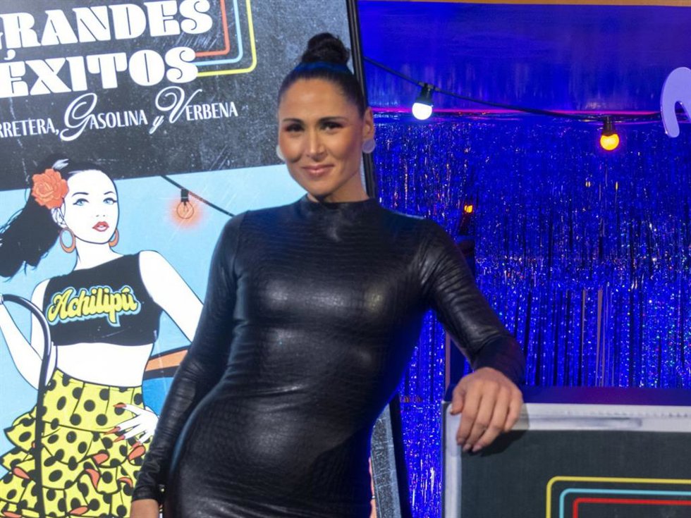 Rosa López posa durante la presentación de 'Grandes Éxitos', el nuevo programa original Movistar Plus+