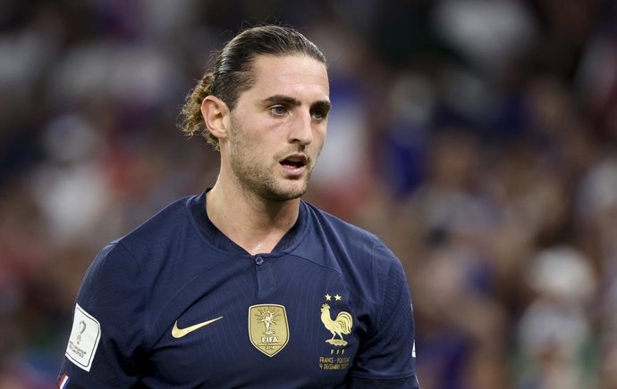 Adrien Rabiot of France during the FIFA World Cup 2022, Round of 16 football match between France and Poland on December 4, 2022 at Al Thumama Stadium in Doha, Qatar - Photo Jean Catuffe / DPPI