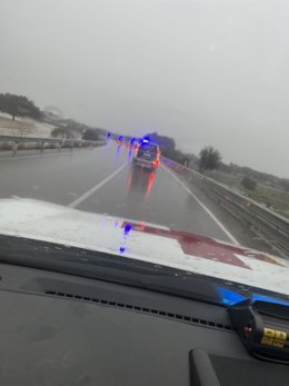 Imagen de archivo de medios de atención ante la borrasca Efraín