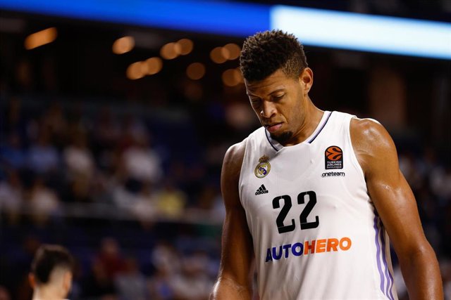 Archivo - Edy Tavares durante un partido del Real Madrid