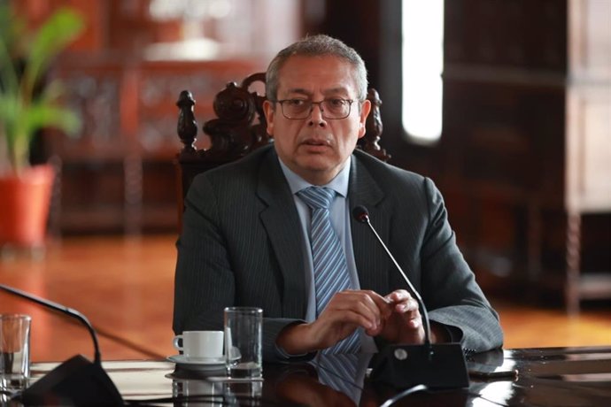 El primer ministro de Perú, Pedro Angulo