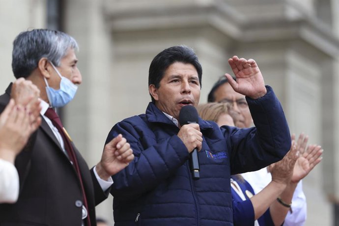 Archivo - El presidente de Perú, Pedro Castillo