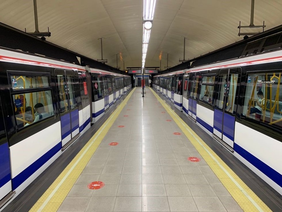 Archivo - Imagen de recurso de una estación de Metro de Madrid.