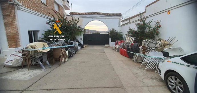 Operación 'Stuhl' de la Guardia Civil con detenidos por robar mobiliario de terrazas en las provincias de Málaga y Granada