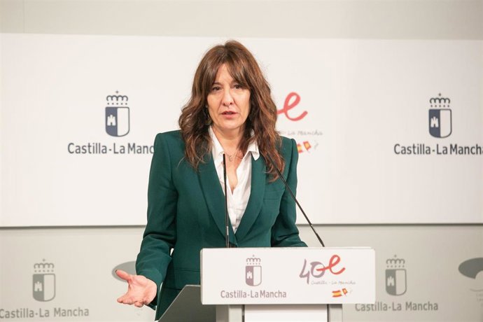 La consejera de Igualdad, Blanca Fernández, en rueda de prensa.