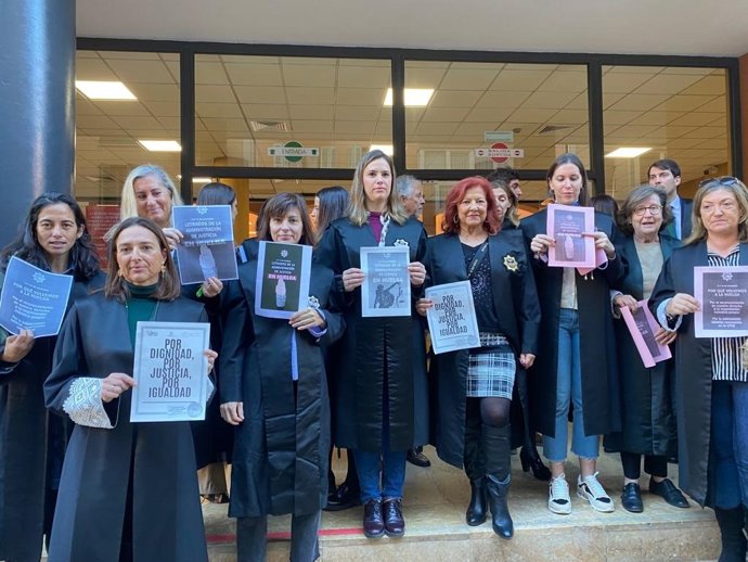 Letrados de la administración de Justicia se concentran en Sa Gerreria