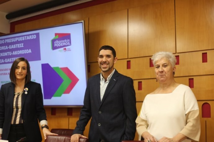 Elkarrekin destaca que que el acuerdo permite "fortalecer" las políticas sociales frente a la crisis actual