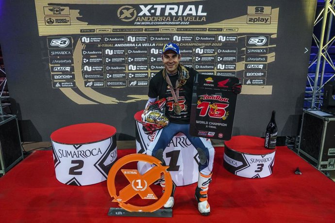 Archivo - El piloto español de trial Toni Bou (Repsol Honda)