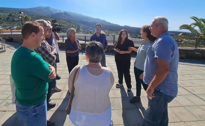Laura Fuentes visita la isla de La Palma