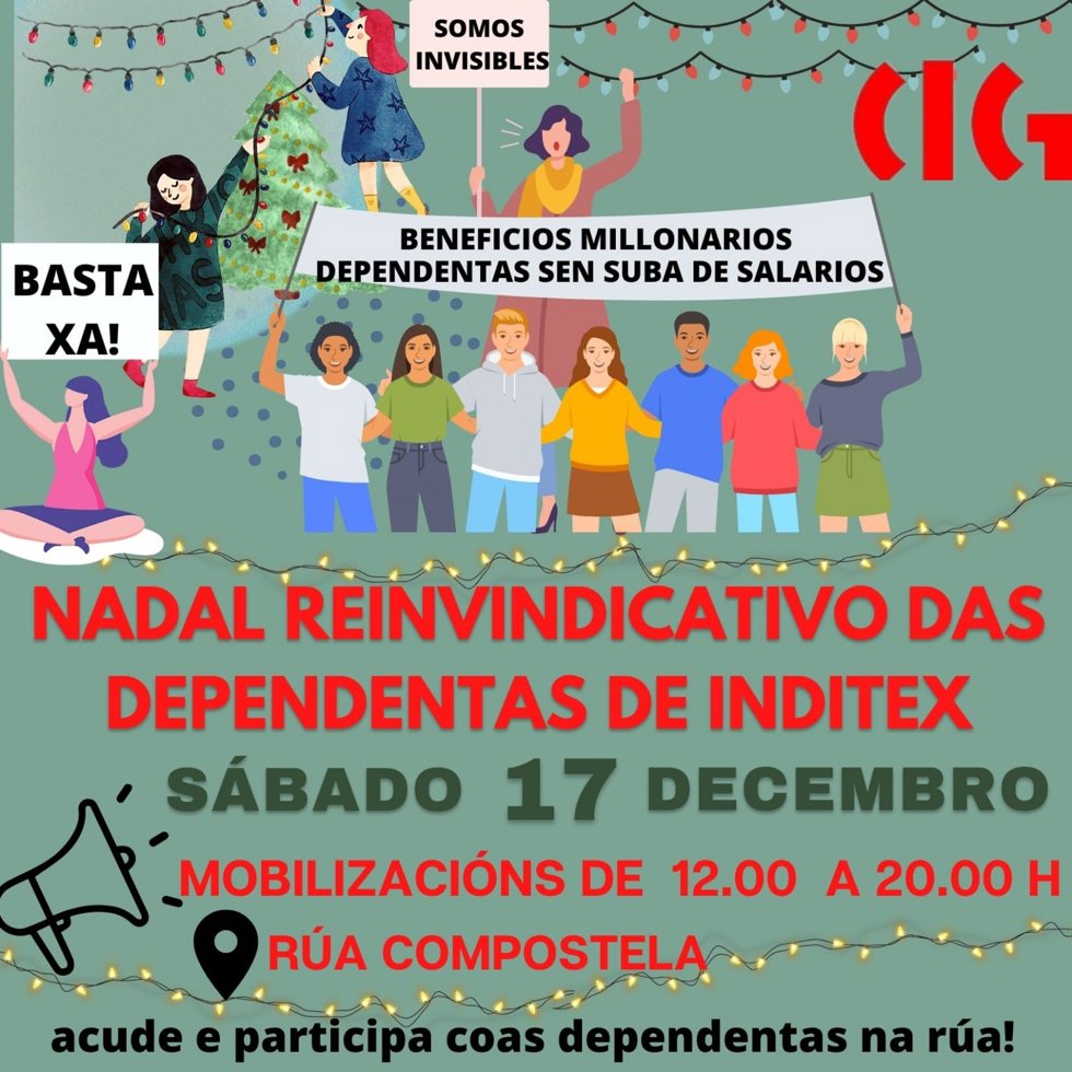 Cartel de las movilización del sábado 17 de diciembre