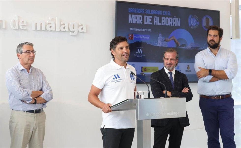 La entidad social Brazadas Solidarias, ganadora del Premio de Solidaridad Internacional y Derechos Humanos 2022 que otorga la Diputación de Málaga