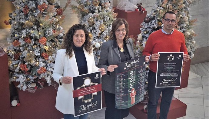 Imagen de la presentación de la programación navideña de la Diputación de Palencia.