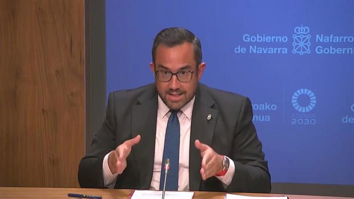 Archivo - El consejero de Presidencia, Igualdad, Función Pública e Interior del Gobierno de Navarra, Javier Remírez.