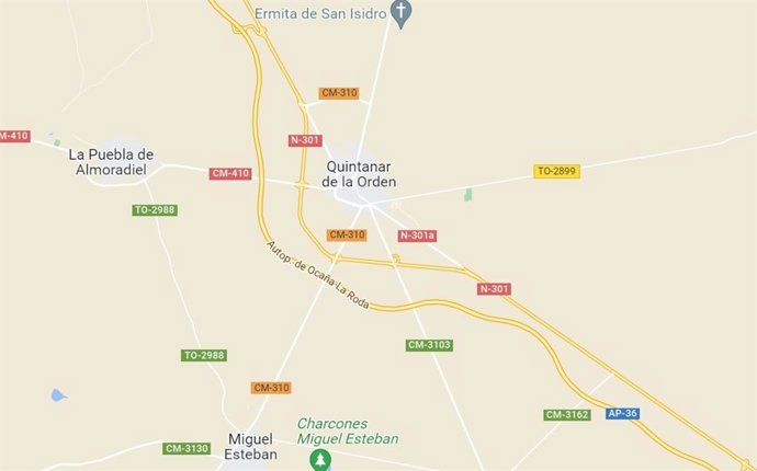Archivo - Imagen de Quintanar de la Orden en Google Maps