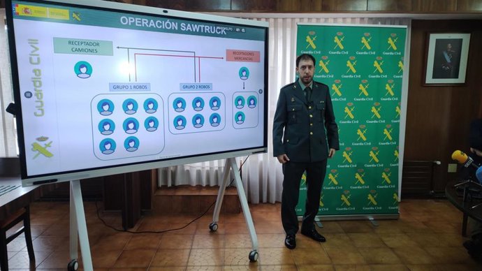Presentación de la operación 'Sawtruck'.