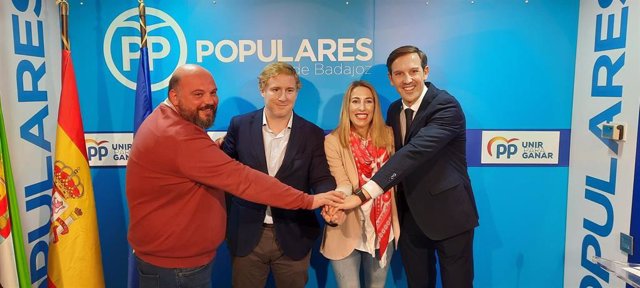 Manuel Naharro, Ignacio Gragera, María Guardiola y Antonio Cavacasillas en rueda de prensa