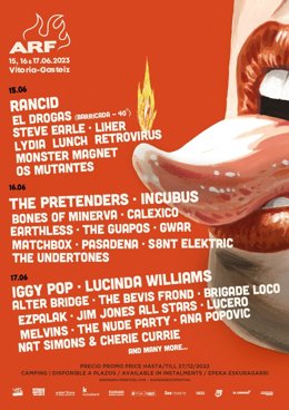 Cartel XXI edición del Azkena Rock