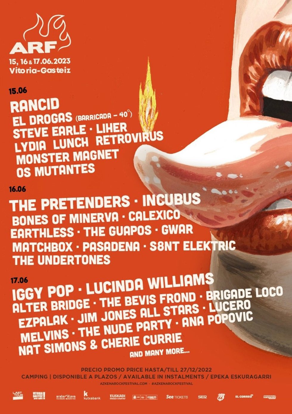 Cartel XXI edición del Azkena Rock