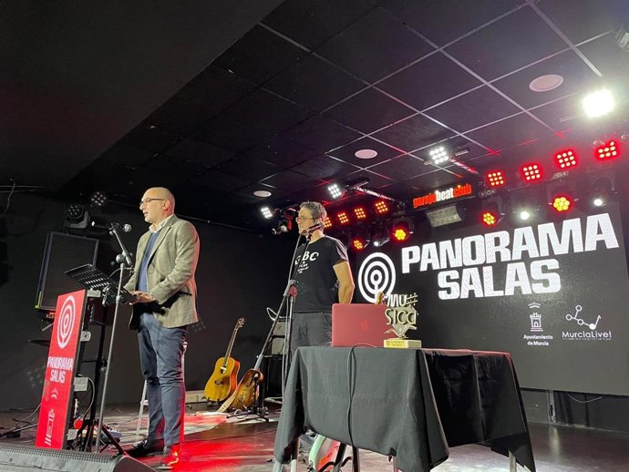 Presentación de los conciertos organizados por la Concejalía de Cultura del Ayuntamiento de Murcia, en colaboración con la Asociación de Salas