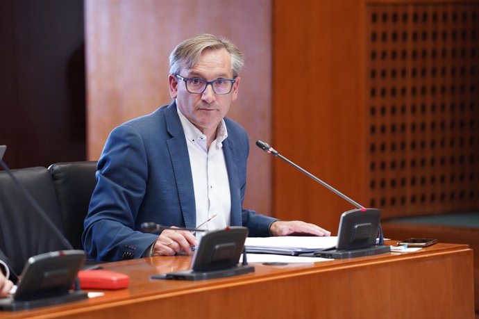 El portavoz de Vertebración del Partido Popular en las Cortes de Aragón, Joaquín Juste.