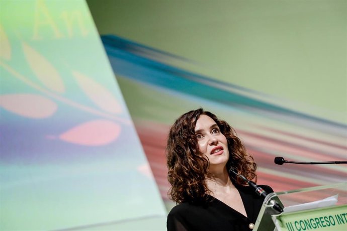 La presidenta de la Comunidad de Madrid, Isabel Díaz Ayuso