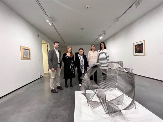 Inauguración de la exposición de Ángel Duarte