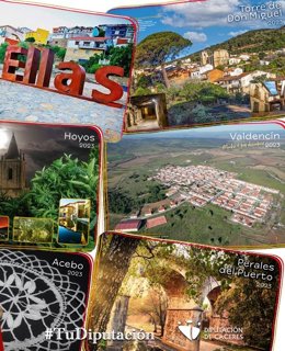 Calendarios personalizados de los municipios de Cáceres