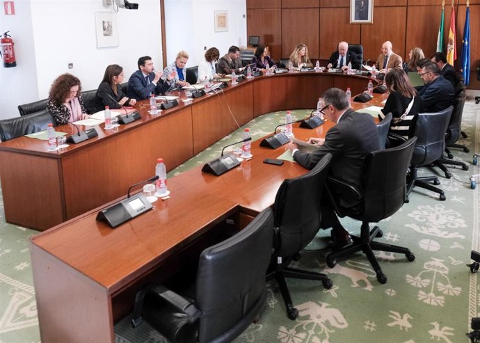 Reunión de la Junta de Portavoces del Parlamento andaluz.
