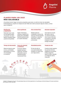 Claves para un 2023 más saludable.