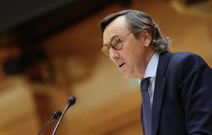 Archivo - El senador del PP por Almería y secretario tercero de la Mesa del Senado, Rafael Hernando.