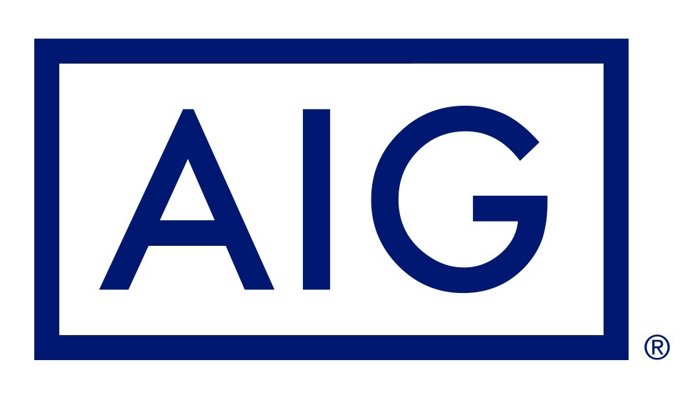 Archivo - Nuevo logo de American International Group (AIG).