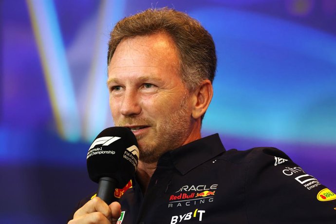 HORNER Christian (gbr), Team Principal of Red Bull Racing, portrait, press conference during the Formula 1 Etihad Airways Abu Dhabi Grand Prix 2022, 22nd round of the 2022 FIA Formula One World Championship from November 18 to 20, 2022 on the Yas Marina