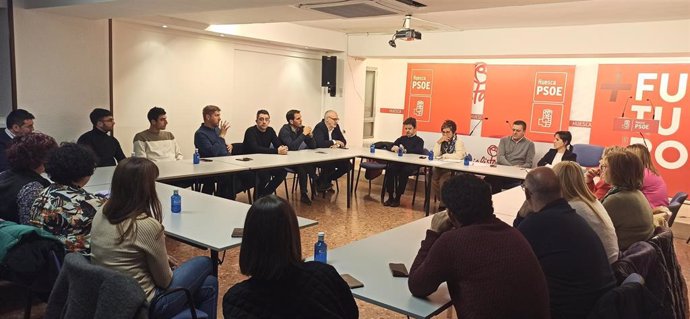 Última reunión de la Comisión Ejecutiva provincial del PSOE Alto Aragón.