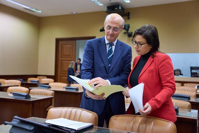 Celso Delgado este miércoles en el Congreso.