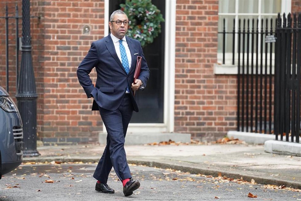 El ministro de Exteriores de Reino Unido, James Cleverly