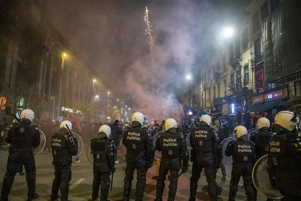 Dispositivo policial en Bruselas (Archivo)