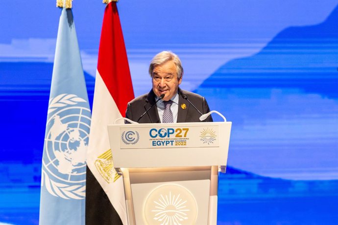 Archivo - El secretario general de Naciones Unidas António Guterres