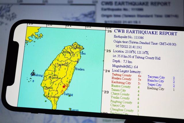 Archivo - Terremoto en Taiwán (ARCHIVO)