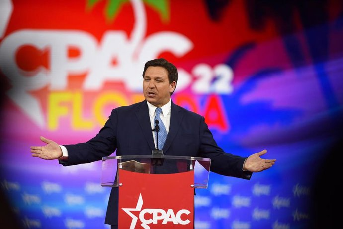 Archivo - El gobernador de Florida, Ron DeSantis
