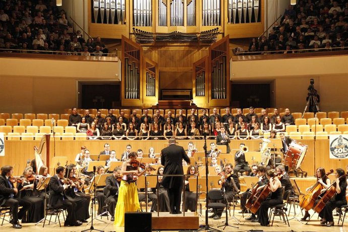 Archivo - La Orquesta Sinfónica de la UCAM en una imagen de archivo