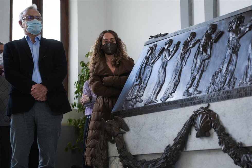 Archivo - El alcalde de Valncia, Joan Ribó y la concejala de Patrimonio y Recursos Culturales, Gloria Tello, en una imagen de archivo