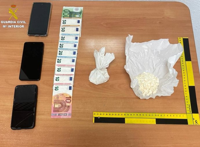 Móviles, dinero y cocaína en Fuerteventura