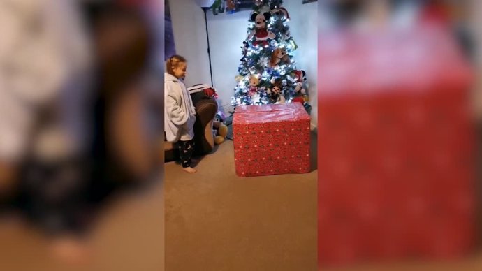 Este soldado dió una gran sorpresa a su hija por Navidad