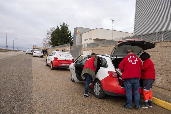 Cuartel de la Guardia Civil de Quintanar del Rey donde han pasado los hechos.